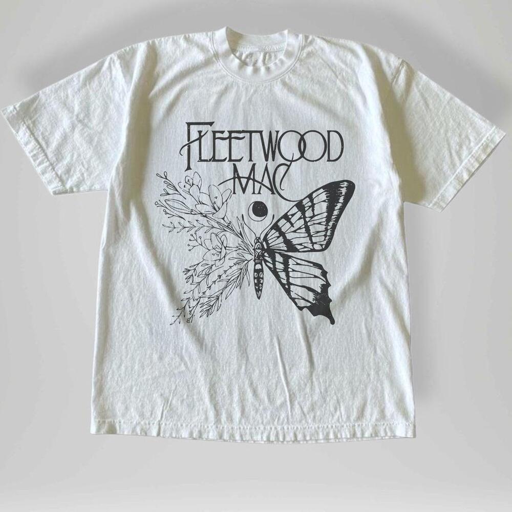 Style Fleetwood Mac Butterfly Graphic Band Tee